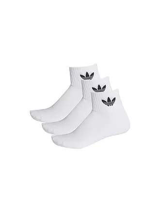 ADIDAS ORIGINALS | Sneaker Socken 3-er Pkg. white | schwarz