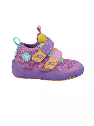 AFFENZAHN | Kinder Barfußschuhe - Übergangsschuhe KNIT HAPPY Paradiesvogel | lila