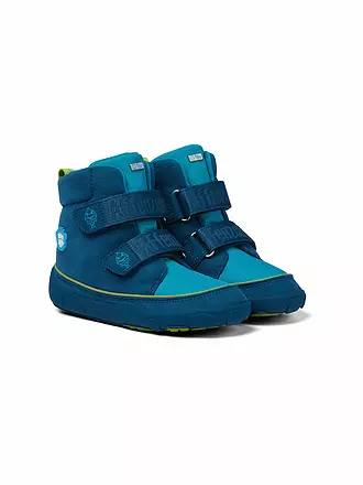 AFFENZAHN | Kinder Barfußschuhe - Boots Hai Jump Midboot | blau