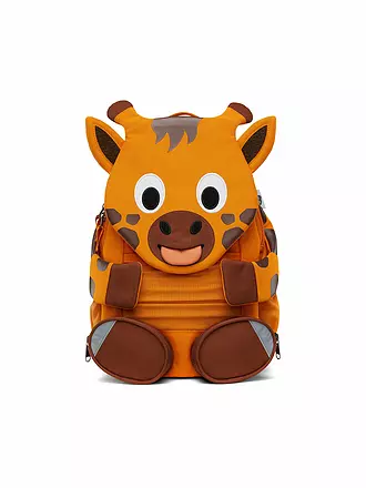 AFFENZAHN | Kinder Rucksack Große Freunde - Nashorn | orange