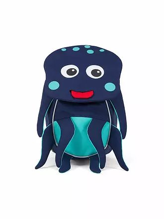 AFFENZAHN | Kinder Rucksack Kleine Freunde - Dinosaurier | blau