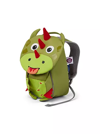 AFFENZAHN | Kinder Rucksack Kleine Freunde - Dinosaurier | grün