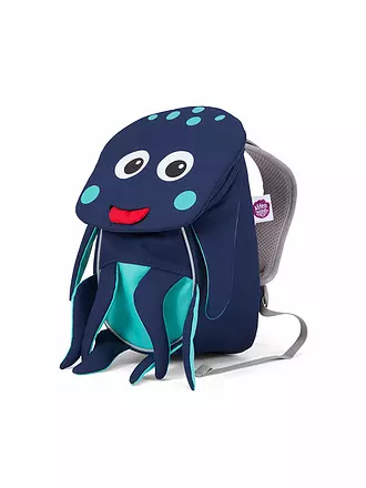 AFFENZAHN | Kinder Rucksack Kleine Freunde - Emil Elefant | blau