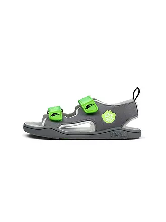 AFFENZAHN | Kinder Sandalen AIRY Bär | grau