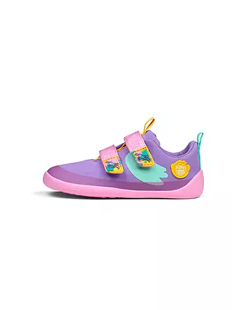 AFFENZAHN | Kinder Sneaker Barfußschuhe  COTTON LUCKY Vogel | lila