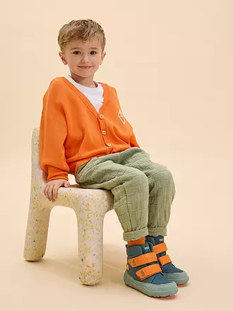 AFFENZAHN | Kinder Winterstiefel VEGAN COMFY Hase | beere