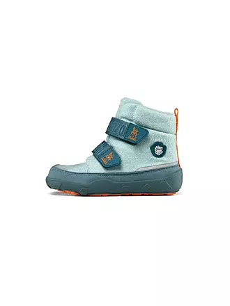 AFFENZAHN | Kinder Winterstiefel WOLLE COMFY Koala | hellblau