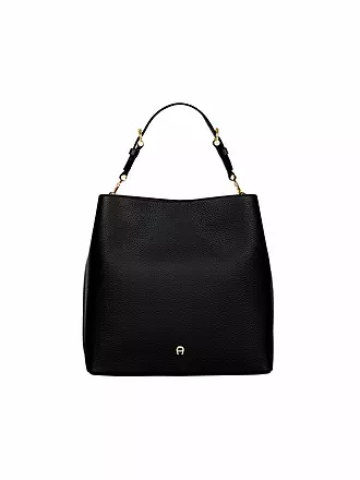 AIGNER | Ledertasche - Bucket Bag DELIA Medium | dunkelrot