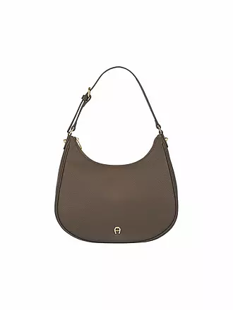 AIGNER | Ledertasche - Hobo Bag DIADORA Medium | schwarz