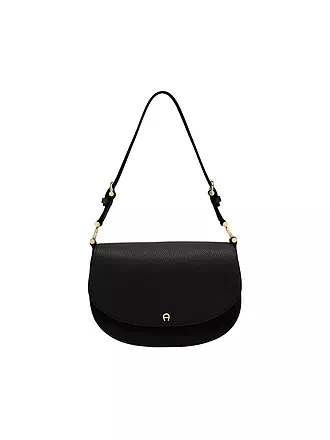 AIGNER | Ledertasche - Schultertasche DELIA | schwarz