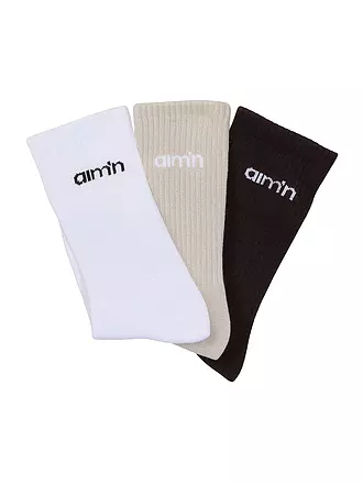 AIMN | Socken 3er Pkg. cacao | bunt