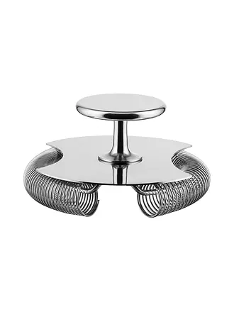 ALESSI | Doppel - Barsieb GIA27 10,2cm Edelstahl | silber