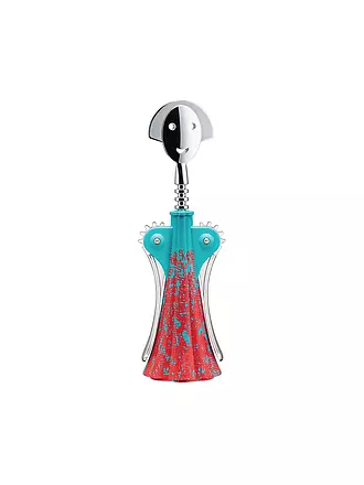 ALESSI | Korkenzieher ANNA-G LIQUID Blau/Rot | hellblau