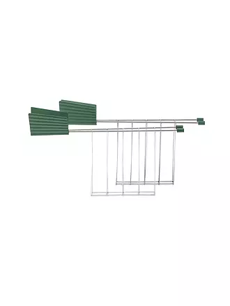 ALESSI | Sandwichzange Plisse 2er Grau MDL08 RACK G | dunkelgrün