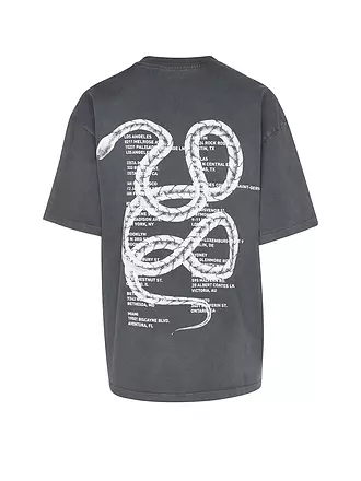 ANINE BING | T-Shirt KENT TEE TWISTED SNAKE | schwarz