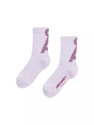 ARMEDANGELS | Socken SAAMUS white-dynamo blue | lila