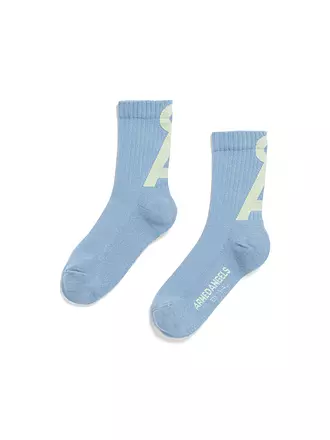 ARMEDANGELS | Socken SAAMUS white-dynamo blue | hellblau