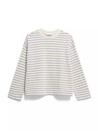 ARMEDANGELS | Sweater Oversized Fit FRANKAA  STRIPES | creme