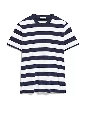 ARMEDANGELS | T-Shirt BAHAAR STRIPES | hellgrün