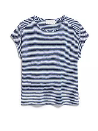 ARMEDANGELS | T-Shirt ONELIAA LOVELY STRIPES | blau