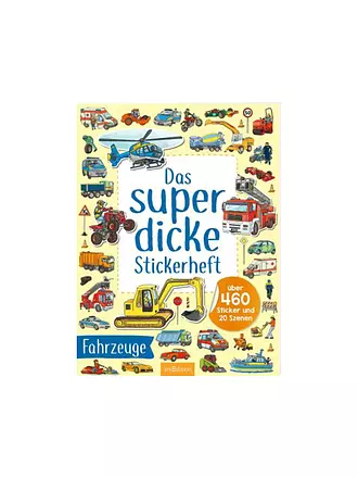 ARS EDITION VERLAG | Buch - Das superdicke Stickerheft - Fahrzeuge | 