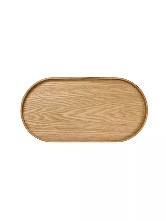 ASA SELECTION | Holztablett oval 44x22,5cm Weidenholz  Braun | braun