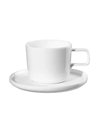 ASA SELECTION | Kaffeetasse mit Untertasse OCO 0,2l Weiss | weiss