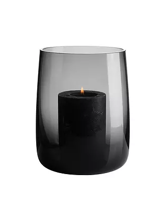 ASA SELECTION | Vase - Windlicht AJANA 18cm Amber | grau