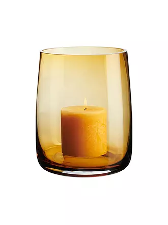 ASA SELECTION | Vase - Windlicht AJANA 18cm Amber | gelb