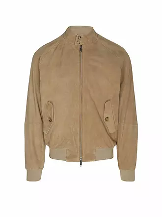 BARACUTA | Lederjacke G9 SUEDE | camel