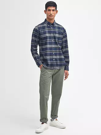 BARBOUR | Flanellhemd Slim Fit | grau