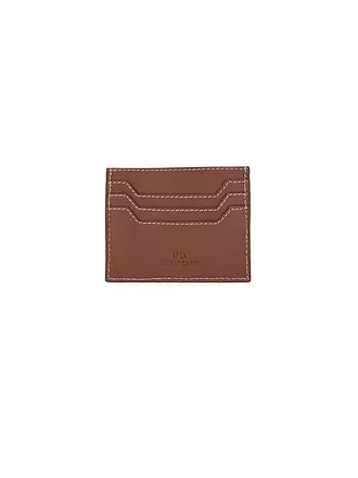 BECKSÖNDERGAARD | Kartenetui GLOSSY CARD HOLDER Cornet Blue | braun