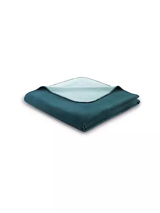 BIEDERLACK | Wohndecke 150/200cm WINTER OCEAN Azul-Alpina | 