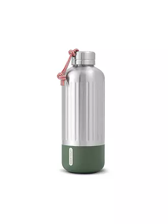 BLACK+BLUM | Isolierflasche EXPLORER 0,85l Olive/Edelstahl | schwarz