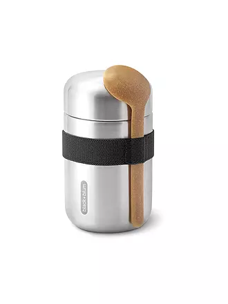 BLACK+BLUM | Thermosbehälter - Food Flask 400ml Olive/Edelstahl | schwarz