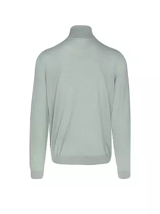 BOSS | Rollkragenpullover Slim Fit MUSSO | grün