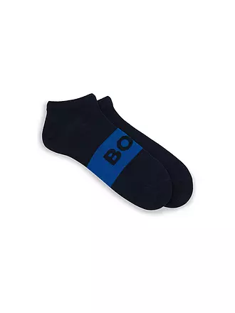 BOSS | Sneaker Socken 2er Pkg dark blue | schwarz