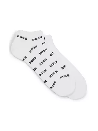 BOSS | Sneaker Socken 2er Pkg. white | schwarz