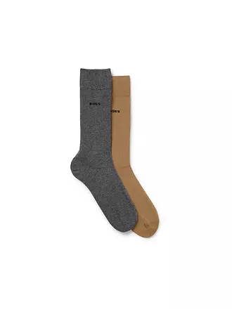 BOSS | Socken 2-er Pkg. medium green | beige