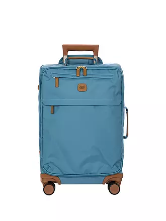 BRICS | Trolley X Travel 55cm Brown | blau