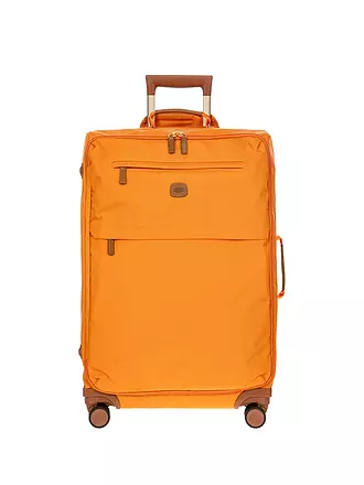 BRICS | Trolley weich X-TRAVEL 71cm Brown | orange