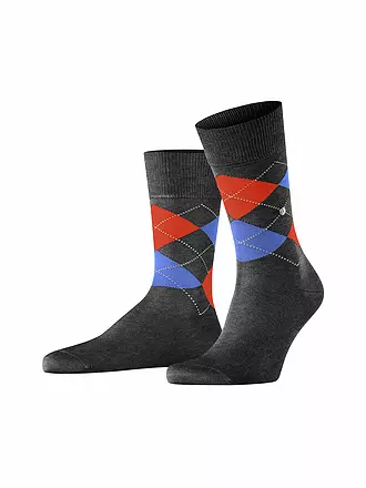 BURLINGTON |  Herren Socken MANCHESTER dark rock  | 