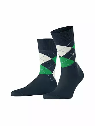 BURLINGTON |  Herren Socken MANCHESTER dark rock | blau