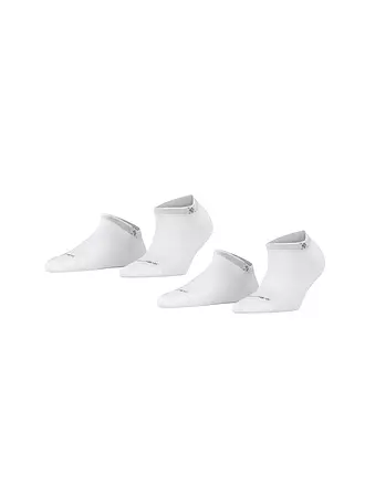 BURLINGTON | Damen Sneaker-Socken 2er Pkg. EVERYDAY 36-41 marine | weiss