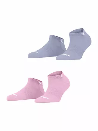 BURLINGTON | Damen Sneaker-Socken 2er Pkg. EVERYDAY 36-41 sporty rose | grün