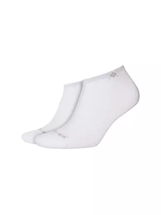 BURLINGTON | Damen Sneaker-Socken 2er Pkg. EVERYDAY 36-41 white | schwarz