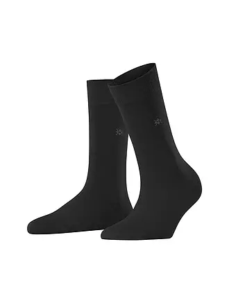 BURLINGTON | Damen Socken BLOOMSBURY 36-41 berry | schwarz