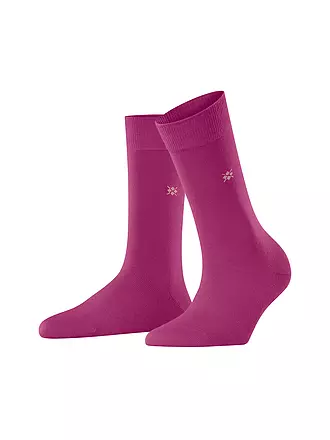 BURLINGTON | Damen Socken BLOOMSBURY 36-41 black | pink