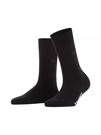 BURLINGTON | Damen Socken BLOOMSBURY 36-41 marine | schwarz