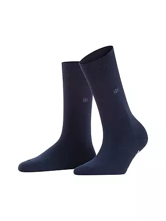 BURLINGTON | Damen Socken BLOOMSBURY 36-41 marine | schwarz